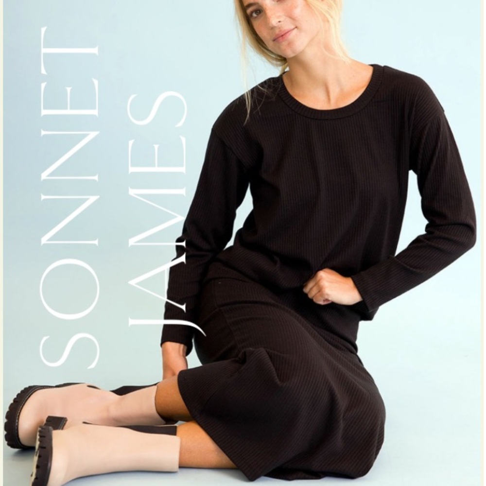 Sonnet James Black Skirt Set Size M